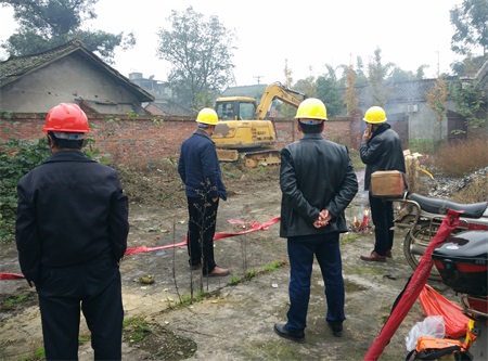 東坡區松江鎮農貿市場(chǎng)開(kāi)工(圖2)